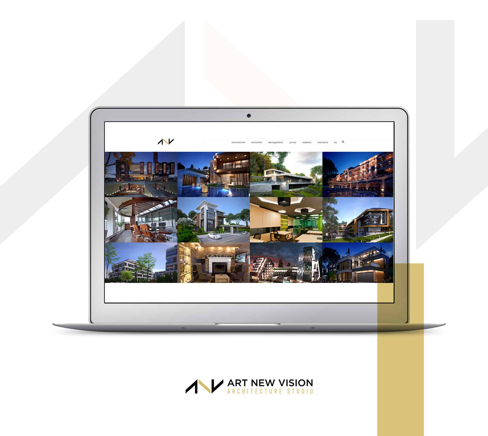 Art New Vision Website development case study